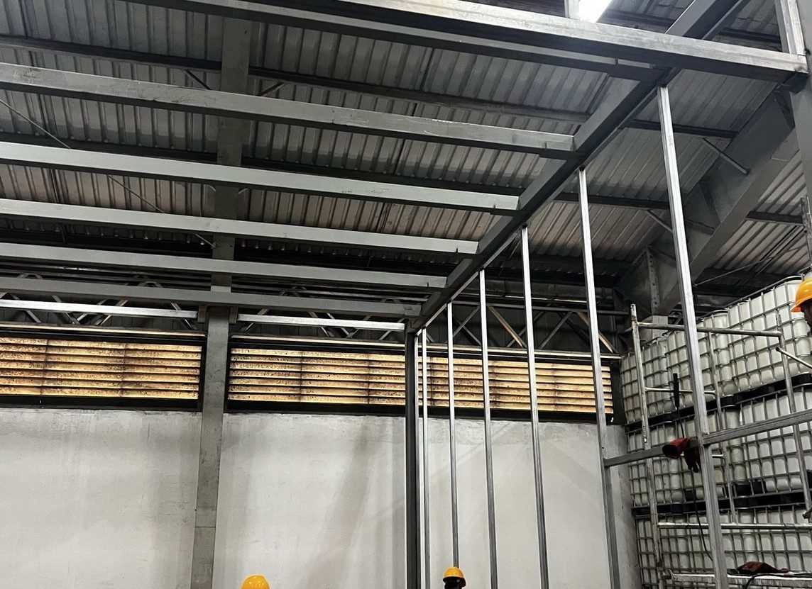 Estructura para espacio comercial